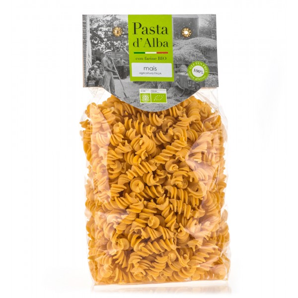 Pasta d'Alba - Organic Fusilli with Corn - Gluten Free Line - Artisan Organic Italian Pasta