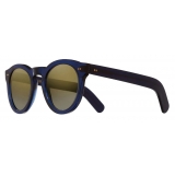 Cutler & Gross - 0734 Round Sunglasses - Classic Navy Blue - Luxury - Cutler & Gross Eyewear
