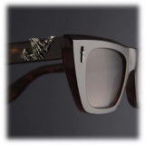 Cutler & Gross - The Great Frog Love And Death Cat Eye Sunglasses - Black Turtle - Luxury - Cutler & Gross Eyewear