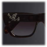 Cutler & Gross - The Great Frog Love And Death Cat Eye Sunglasses - Black Turtle - Luxury - Cutler & Gross Eyewear
