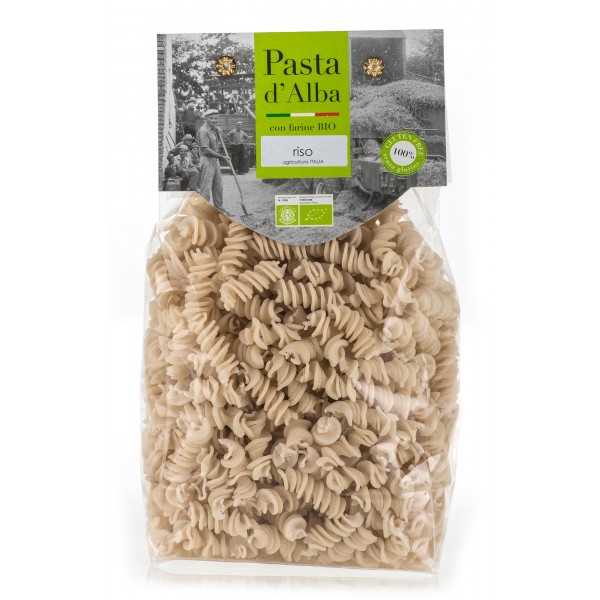 Pasta d'Alba - Organic Fusilli of Rice - Gluten Free Line - Artisan Organic Italian Pasta