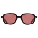 Cutler & Gross - GR02 Rectangle Sunglasses - Black on Camu - Luxury - Cutler & Gross Eyewear