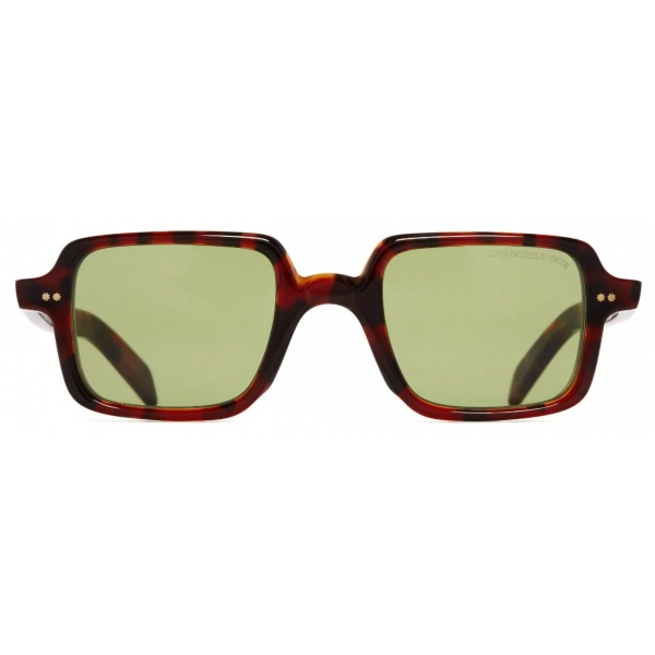 Cutler & Gross - GR02 Rectangle Sunglasses - Multi Havana Burgundy - Luxury - Cutler & Gross Eyewear