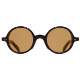 Cutler & Gross - GR01 Round Sunglasses - Black on Camu - Luxury - Cutler & Gross Eyewear