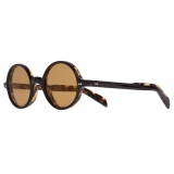 Cutler & Gross - GR01 Round Sunglasses - Black on Camu - Luxury - Cutler & Gross Eyewear
