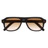 Cutler & Gross - 0822V2 Aviator Sunglasses - Matt Black - Luxury - Cutler & Gross Eyewear