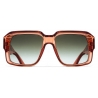 Cutler & Gross - 1388 Square Sunglasses - Watermelon Crystal - Luxury - Cutler & Gross Eyewear