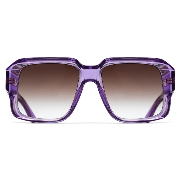 Cutler & Gross - 1388 Square Sunglasses - Orchid Crystal - Luxury - Cutler & Gross Eyewear