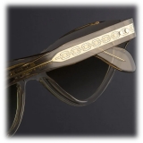 Cutler & Gross - The Great Frog Mini Cat Eye Sunglasses - Sand Crystal - Luxury - Cutler & Gross Eyewear