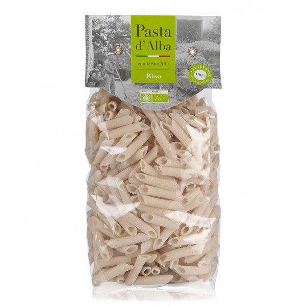 Pasta d'Alba - Organic Penne with Rice - Gluten Free Line - Artisan Organic Italian Pasta