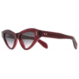 Cutler & Gross - The Great Frog Mini Cat Eye Sunglasses - Bordeaux - Luxury - Cutler & Gross Eyewear