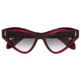 Cutler & Gross - The Great Frog Mini Cat Eye Sunglasses - Bordeaux - Luxury - Cutler & Gross Eyewear