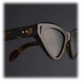 Cutler & Gross - The Great Frog Mini Cat Eye Sunglasses - Brush Stroke - Luxury - Cutler & Gross Eyewear