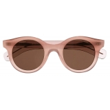Cutler & Gross - 1390 Round Sunglasses - Papa Don’t Peach - Luxury - Cutler & Gross Eyewear