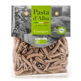 Pasta d'Alba - Penne di Castagna Bio - Linea Senza Glutine - Pasta Italiana Biologica Artigianale