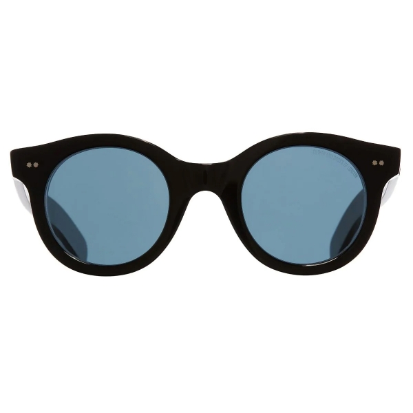 Cutler & Gross - 1390 Round Sunglasses - Black on Blue - Luxury - Cutler & Gross Eyewear