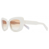 Cutler & Gross - 9797 Cat Eye Sunglasses - Bianco Avorio - Luxury - Cutler & Gross Eyewear