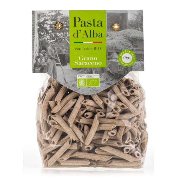 Pasta d'Alba - Organic Penne with Buckwheat - Gluten Free Line - Artisan Organic Italian Pasta