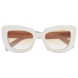 Cutler & Gross - 9797 Cat Eye Sunglasses - Bianco Avorio - Luxury - Cutler & Gross Eyewear