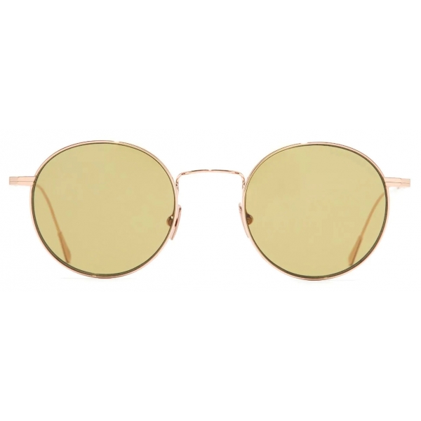 Cutler & Gross - 0001 Round Sunglasses - Rose Gold 18K - Luxury - Cutler & Gross Eyewear