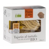 Pasta d'Alba - Tajarin al Tartufo Bio con Olio di Oliva al Tartufo Bianco - Linea Territorio - Pasta Italiana Biologica