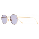 Cutler & Gross - 0001 Round Sunglasses - Gold 18K - Luxury - Cutler & Gross Eyewear