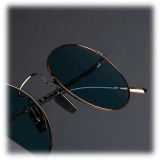 Cutler & Gross - 0001 Round Sunglasses - Rose Gold 18K + Rhodium 18K - Luxury - Cutler & Gross Eyewear