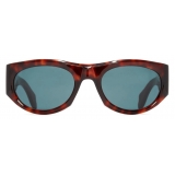 Cutler & Gross - 9276 Round Sunglasses - Dark Turtle - Luxury - Cutler & Gross Eyewear