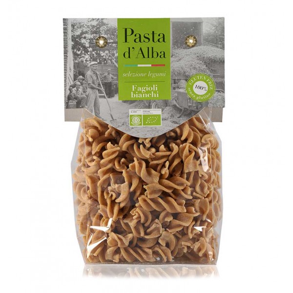 Pasta d'Alba - Organic Fusilli with White Bean - Gluten Free Line - Artisan Organic Italian Pasta