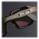 Cutler & Gross - The Great Frog Bones Link Rectangle Sunglasses - Brush Stroke - Luxury - Cutler & Gross Eyewear