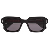 Cutler & Gross - The Great Frog Bones Link Rectangle Sunglasses - Black - Luxury - Cutler & Gross Eyewear