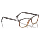 Persol - PO3189V - Striped Grey Gradient Brown - Optical Glasses - Persol Eyewear