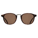Cutler & Gross - 1007 Round Sunglasses - Dark Turtle - Luxury - Cutler & Gross Eyewear