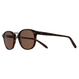 Cutler & Gross - 1007 Round Sunglasses - Dark Turtle - Luxury - Cutler & Gross Eyewear