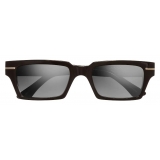 Cutler & Gross - 1363 Rectangle Sunglasses - Black - Luxury - Cutler & Gross Eyewear