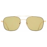 Cutler & Gross - 0003 Aviator Sunglasses - Yellow Gold 24K + Rhodium 18K - Luxury - Cutler & Gross Eyewear