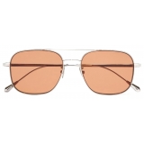 Cutler & Gross - 0003 Aviator Sunglasses - White Gold Rhodium 18K - Luxury - Cutler & Gross Eyewear