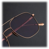 Cutler & Gross - 0003 Aviator Sunglasses - Rose Gold 18K - Luxury - Cutler & Gross Eyewear
