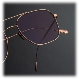 Cutler & Gross - 0003 Aviator Sunglasses - Rose Gold 18K - Luxury - Cutler & Gross Eyewear