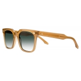 Cutler & Gross - 1387 Square Sunglasses - Butterscotch - Luxury - Cutler & Gross Eyewear