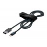 Tribe - Batman - DC Comics - Cavo Lightning USB - Trasmissione Dati e Ricarica per Apple iPhone - Certificato MFi - 120 cm