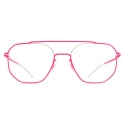 Mykita - Arvo - Lite - Silver Neon Pink - Metal Glasses - Optical Glasses - Mykita Eyewear