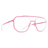 Mykita - Arvo - Lite - Silver Neon Pink - Metal Glasses - Optical Glasses - Mykita Eyewear