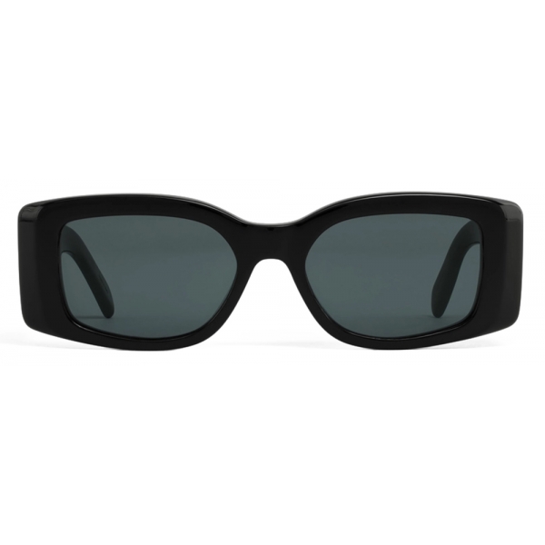 Céline - Triomphe XL 01 Sunglasses in Acetate - Black - Sunglasses ...