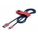 Tribe - Spider-Man - Marvel - Cavo Lightning USB - Trasmissione Dati e Ricarica per Apple iPhone - Certificato MFi - 120 cm