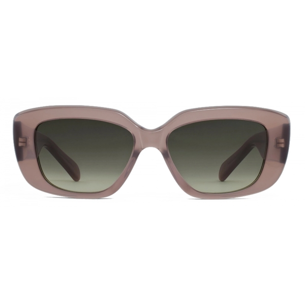 Céline - Triomphe 04 Sunglasses in Acetate - Milky Hazelnut - Sunglasses - Céline Eyewear