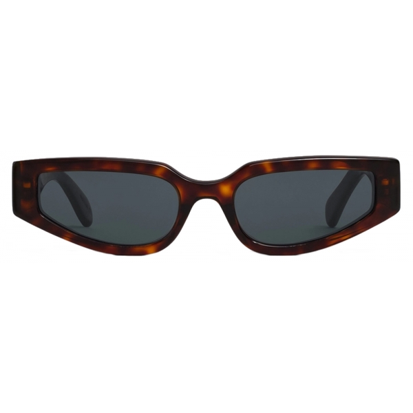 Céline - Triomphe 12 Sunglasses in Acetate - Red Havana - Sunglasses - Céline Eyewear