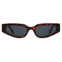 Céline - Triomphe 12 Sunglasses in Acetate - Red Havana - Sunglasses - Céline Eyewear