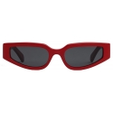 Céline - Triomphe 12 Sunglasses in Acetate - Red - Sunglasses - Céline Eyewear