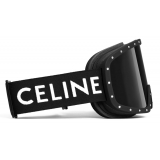 Céline - Maschera da Sci in Plastica con Cristalli - Nero - Maschera da Sci - Céline Eyewear